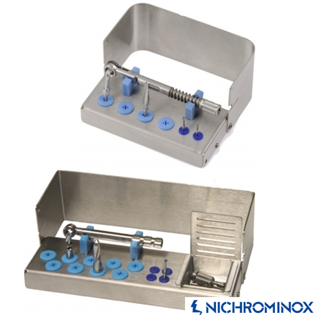 Nichrominox Implant plug in No.1 for 6 instruments+1 Ratchet